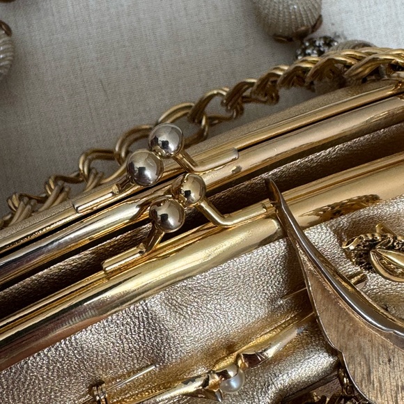 Gold Embellished Rada Bag - Picture 2 of 3